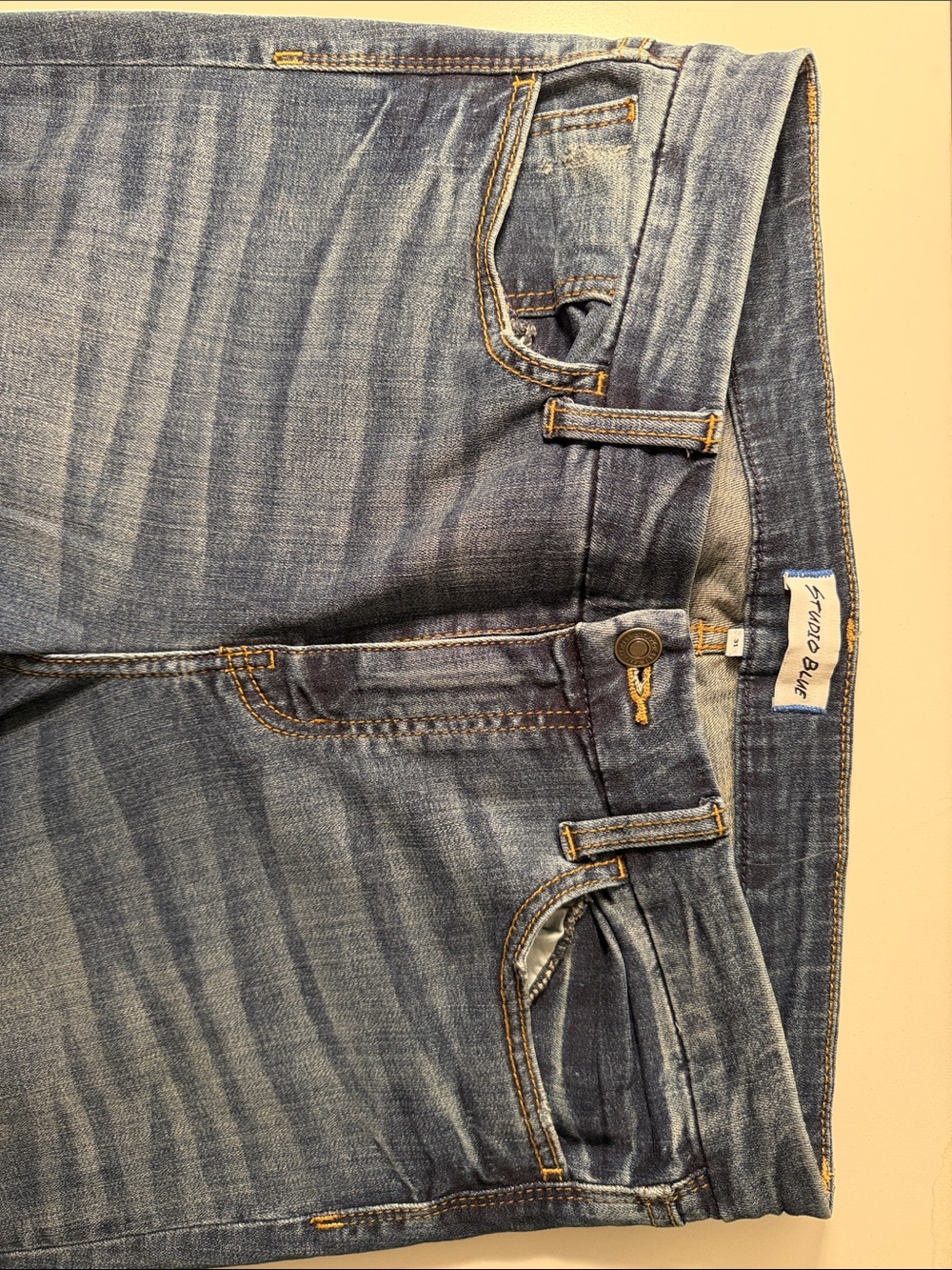 Women’s Studio Blue Slim Straight Denim Jeans - Vintage Blue